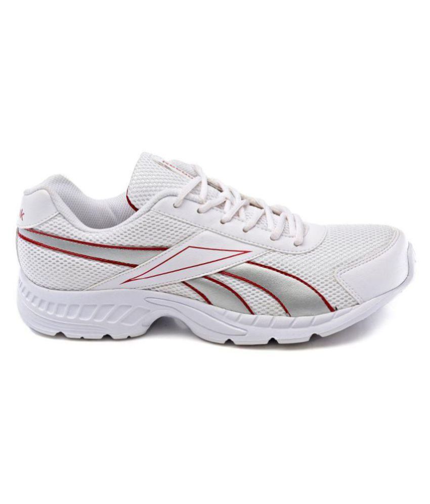 reebok acciomax lp white running shoes