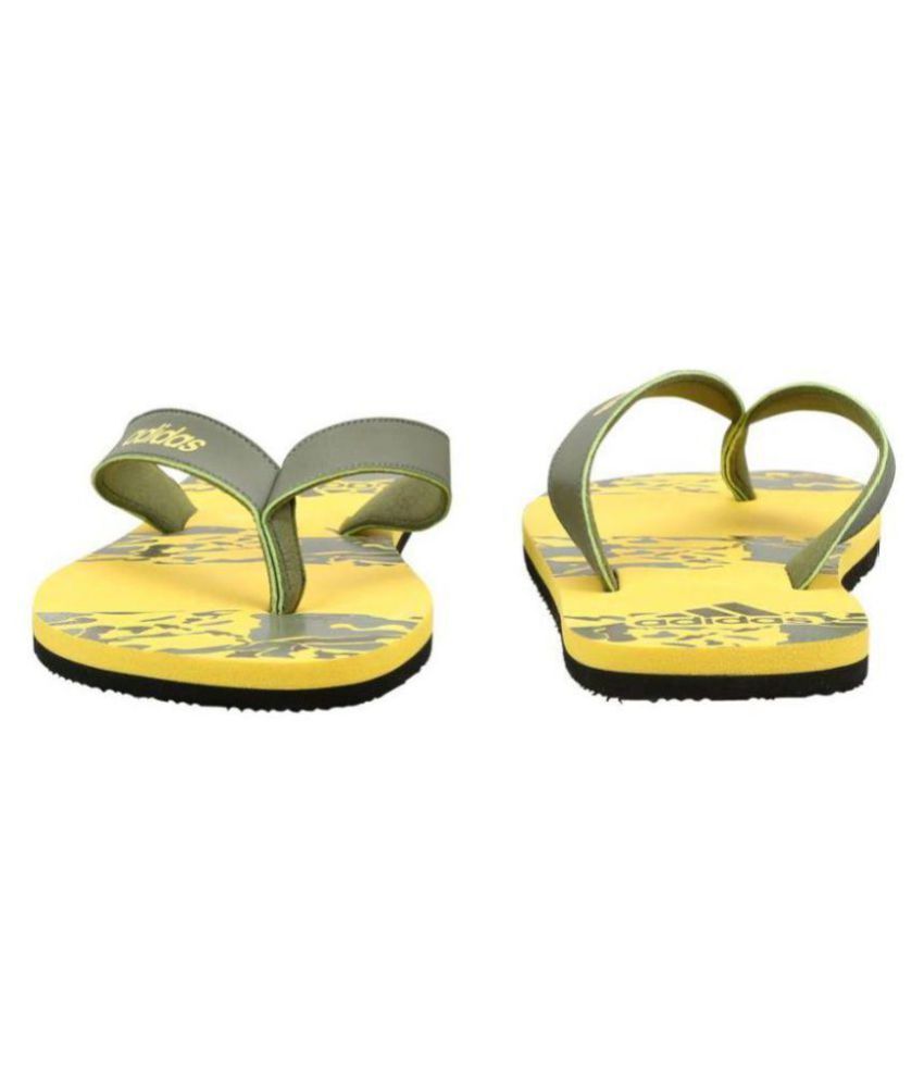 Adidas Yellow Thong Flip Flop Price in India- Buy Adidas Yellow Thong Flip Flop Online at Snapdeal