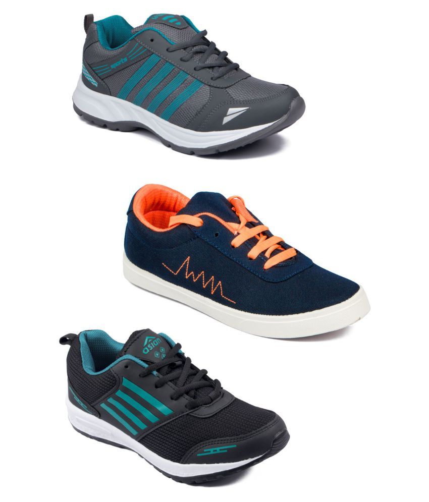 ASIAN Multi Color Sports Shoe Combo Buy ASIAN Multi