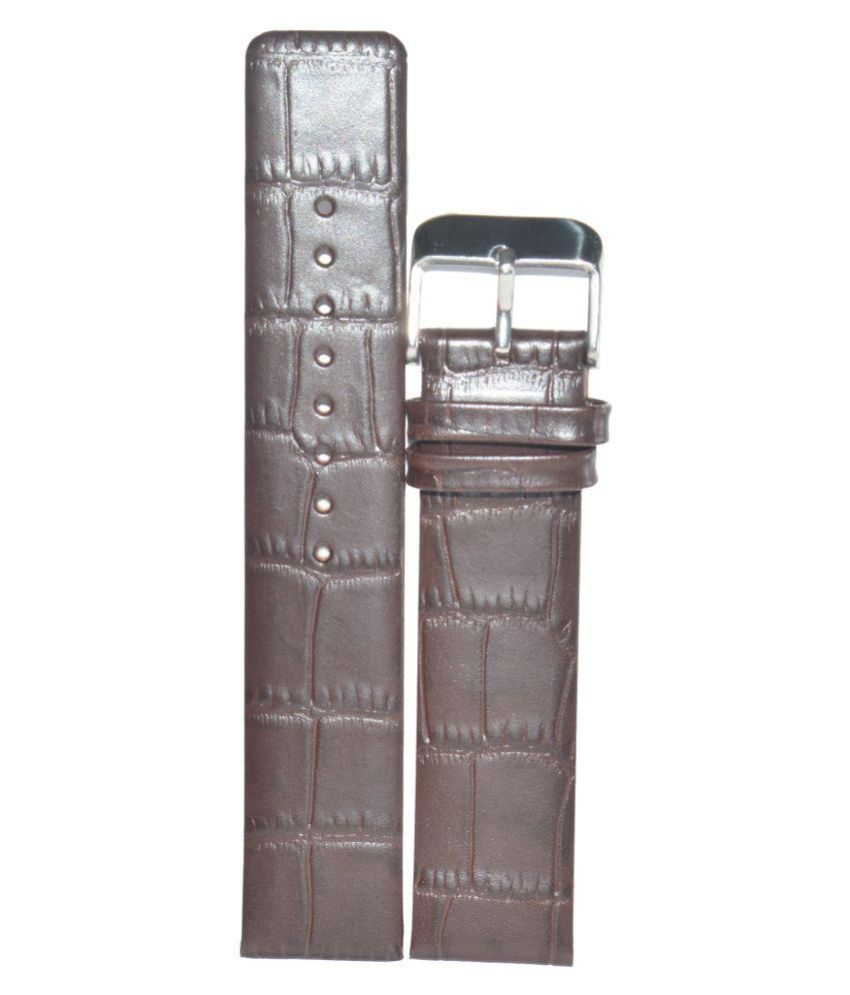 Kolet® 18mm Croco Parallel Leather Watch Strap (Brown) - Buy Kolet ...