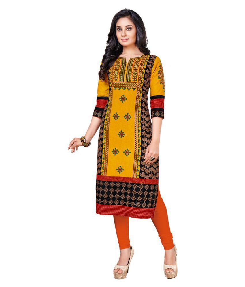 yellow kurti with pant