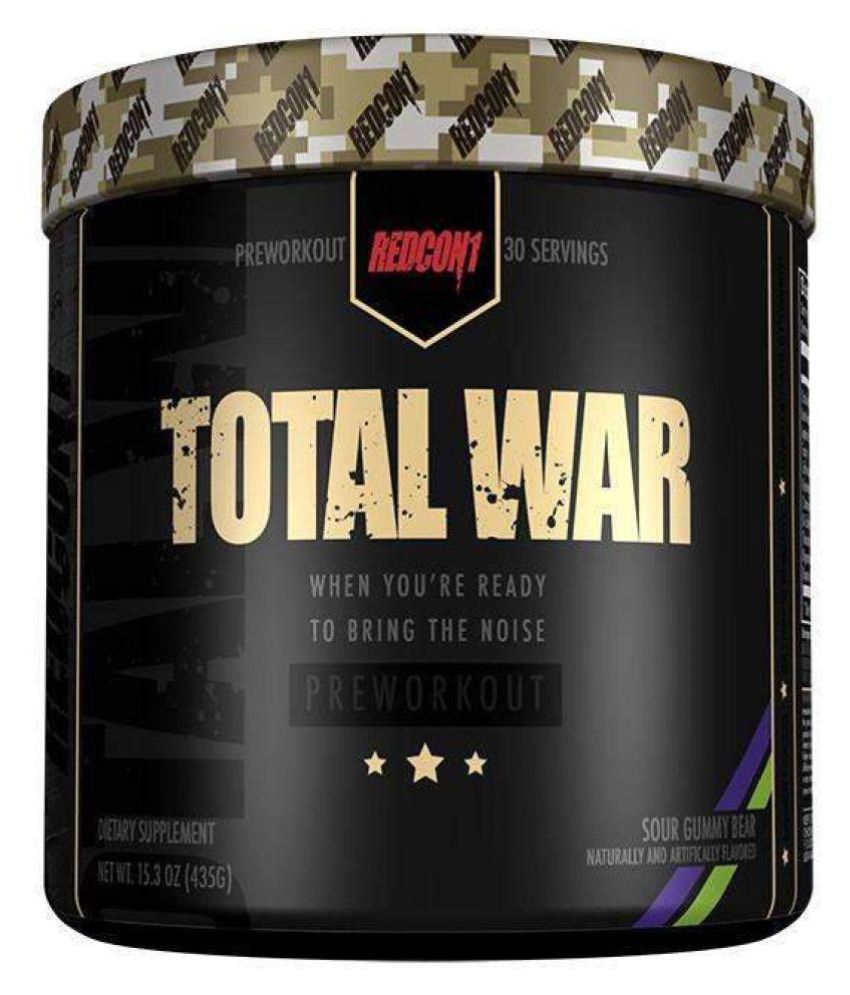 Redcon1 Total War PreWorkout (Sour Gummy Bear) 396 gm Buy Redcon1 Total War PreWorkout (Sour