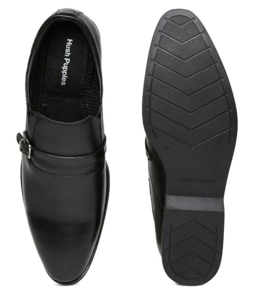 hush puppies formal shoes black