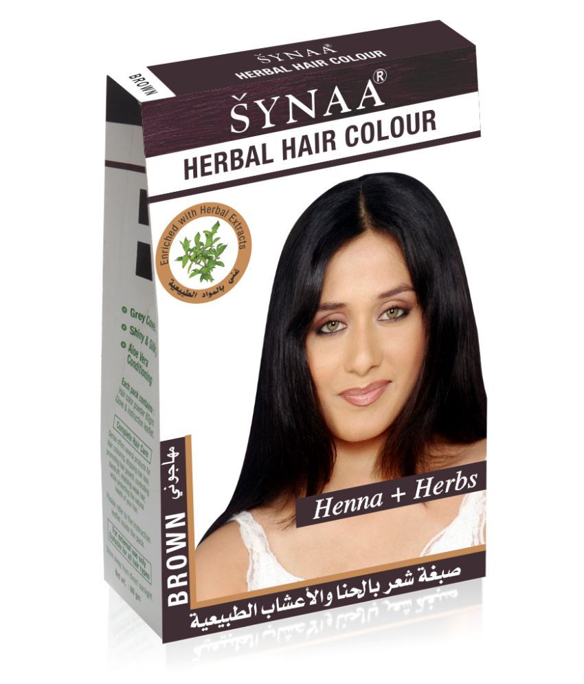 Synaa Temporary Hair Color Dark Brown 80 G Buy Synaa Temporary