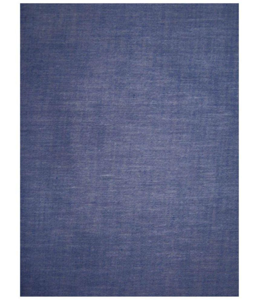 Khadi Blue Cotton Blend Unstitched Shirt pc - Buy Khadi Blue Cotton ...