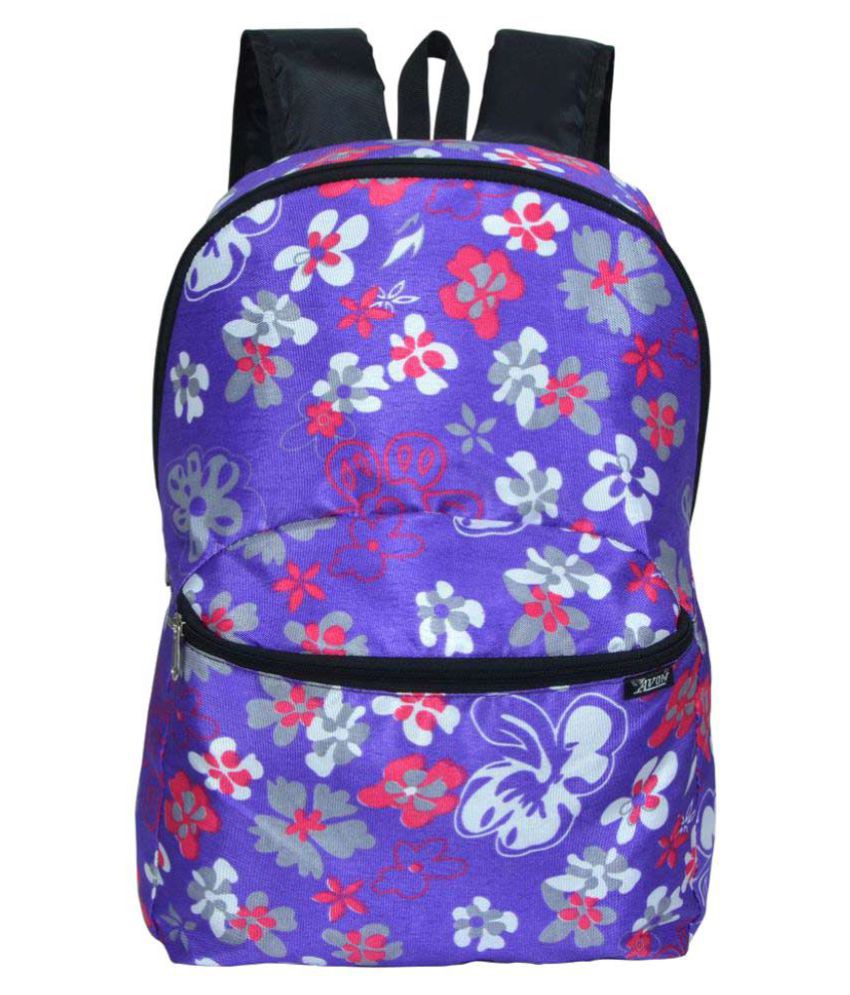 Avon Bags PURPLE (All Printed) Backpack - Buy Avon Bags PURPLE (All ...