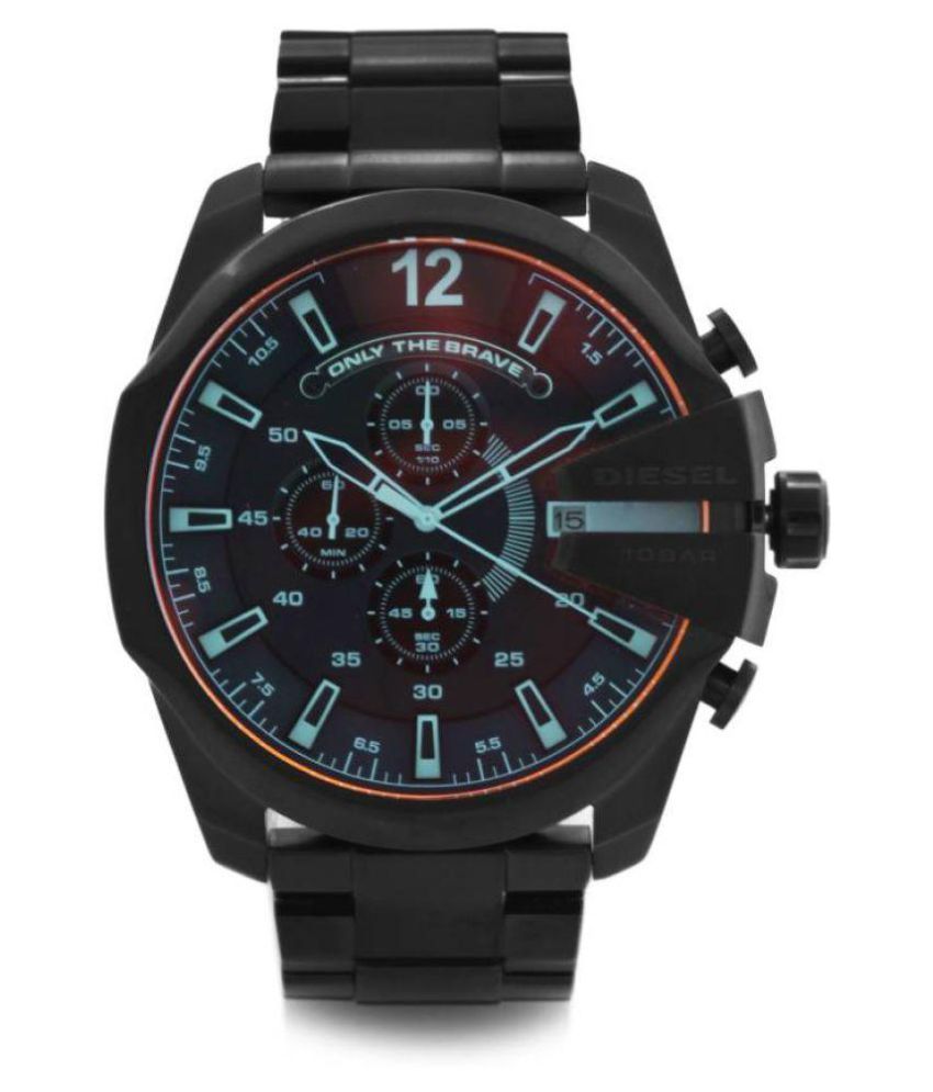 Oleum Chi Chronograph Black Dial Men S Watch Dz4318 Price In India Buy Oleum Chi Chronograph Black Dial Men S Watch Dz4318 Online At Snapdeal