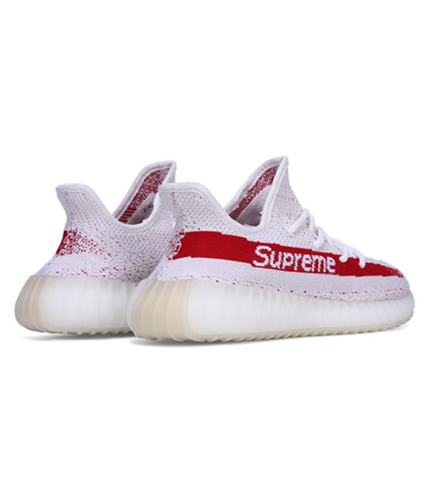 Yeezy 350 Supreme White Running Shoes - Buy Adidas Yeezy Boost 350 Supreme White Running Shoes Online Best Prices in India on Snapdeal
