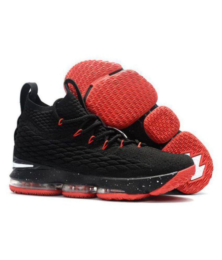 Nike LEBRON X15 Black Basketball Shoes 