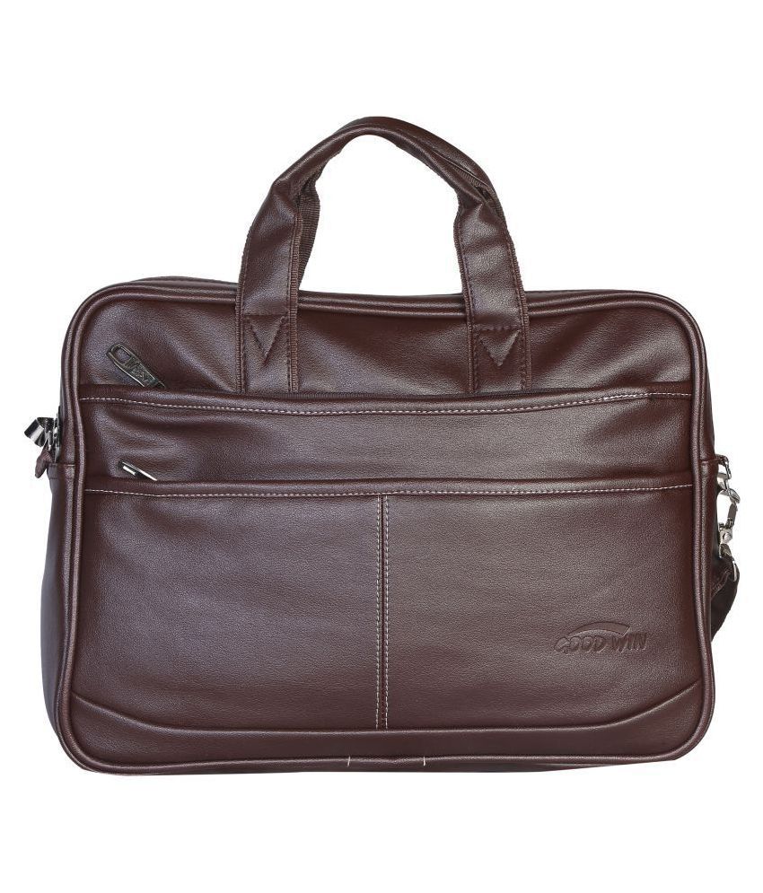 Goodwin Brown Polyester Office Bag