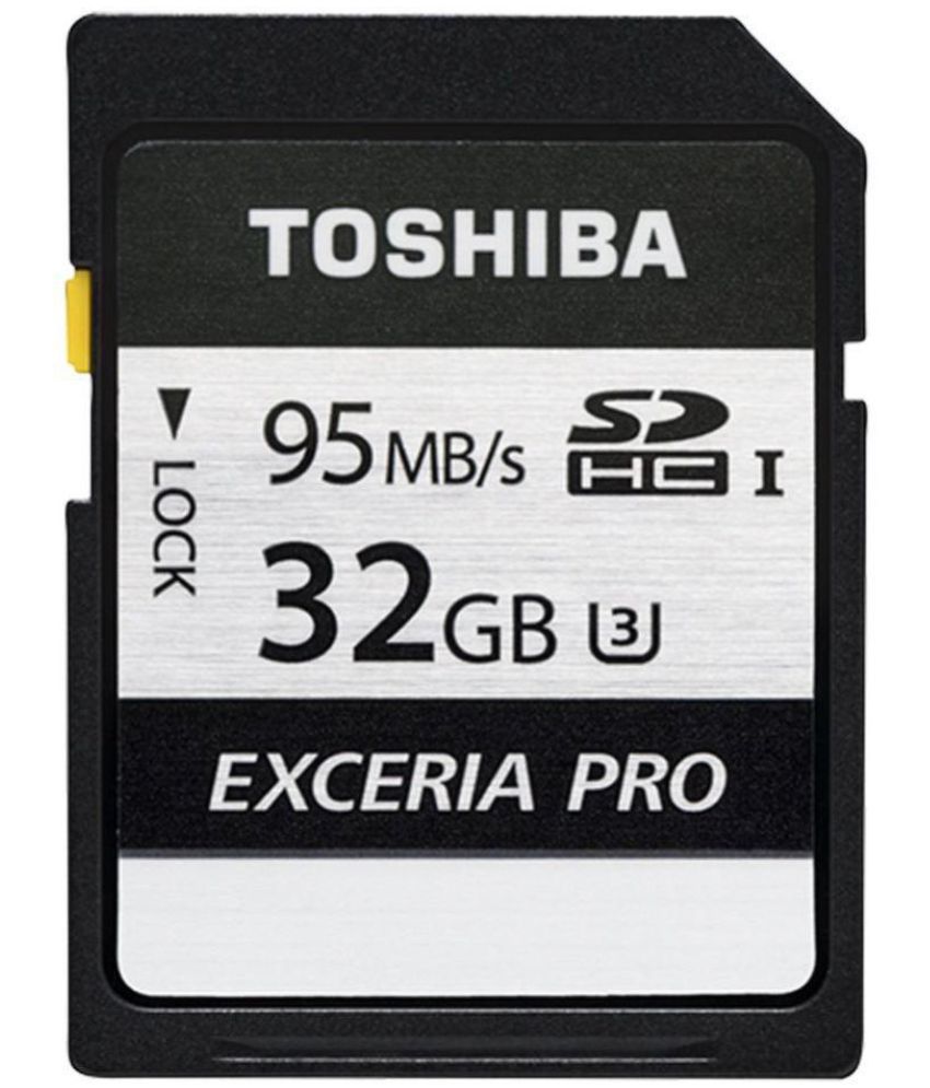     			Toshiba SDHC UHS-I CARD 32 GB SDHC Pro mbps
