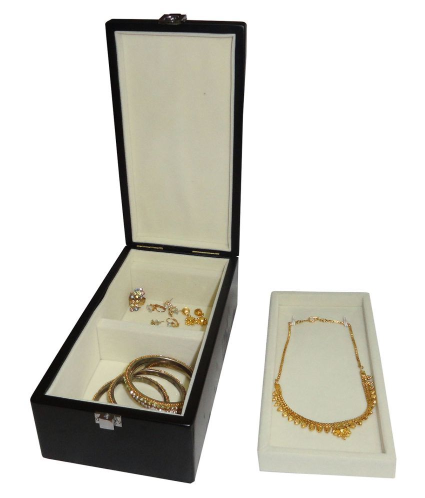 atorakushon® Multipurpose Necklace Earring bangle bracelet Exclusive Wooden Jewellery Locker Box