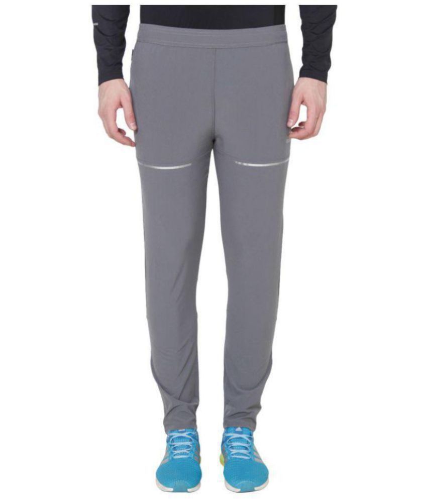 Adidas Grey Polyester Lycra Trackpants - Buy Adidas Grey Polyester ...