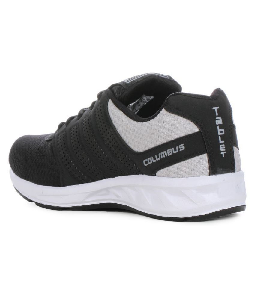 columbus black running shoes
