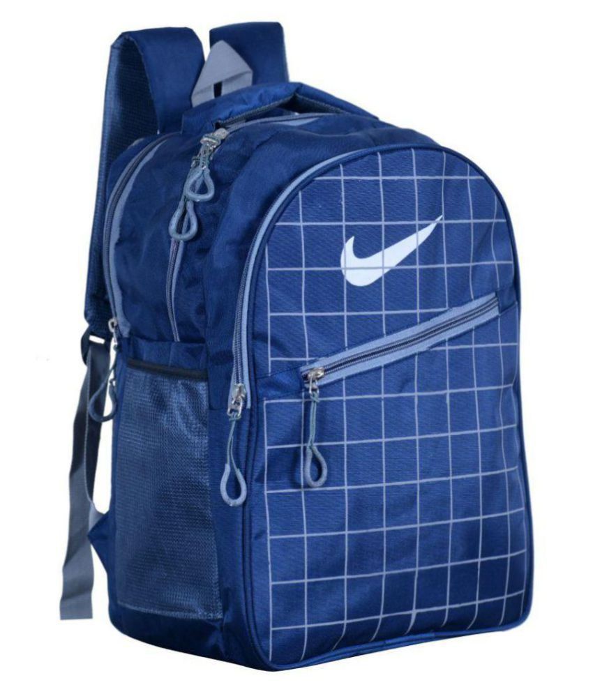 Kreative bags Blue Nylon Backpack Buy Kreative bags Blue Nylon