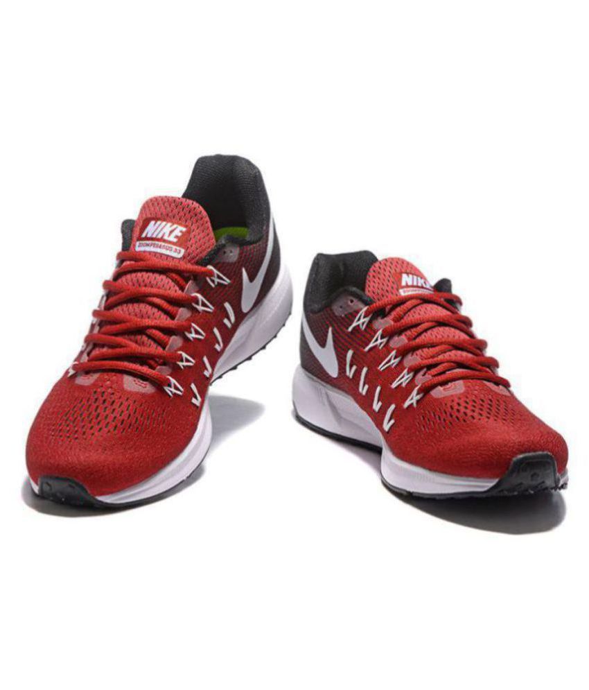 nike zoom pegasus 33 red running shoes