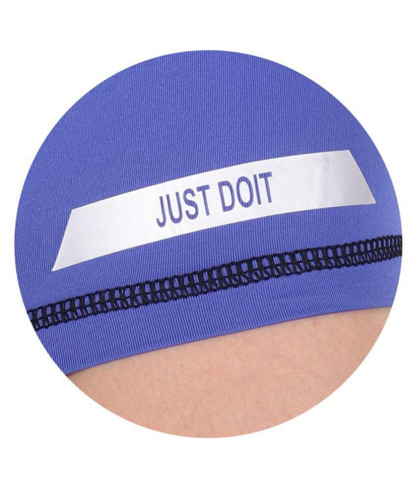 Nike Lavender Polyester Lycra T-Shirt - Buy Nike Lavender Polyester Lycra T-Shirt Online at Low 