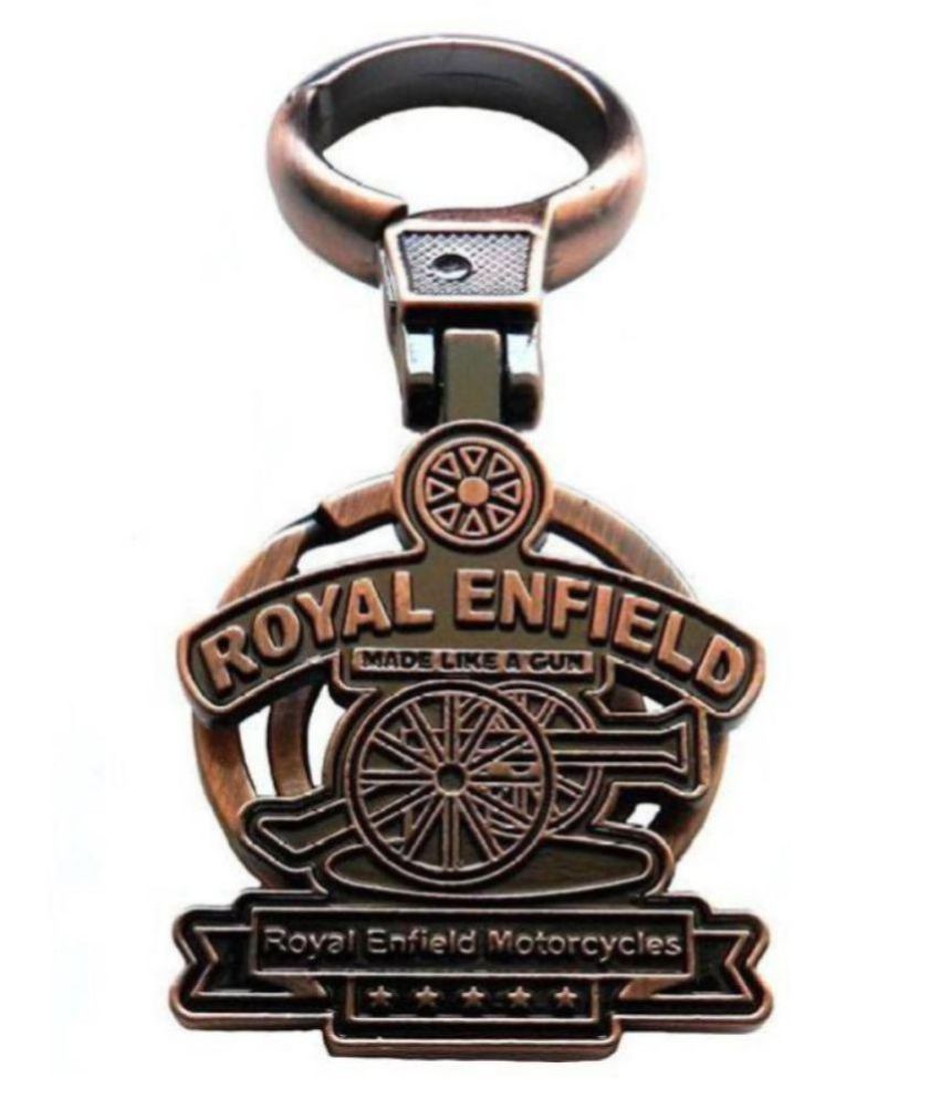 royal enfield keychain with number