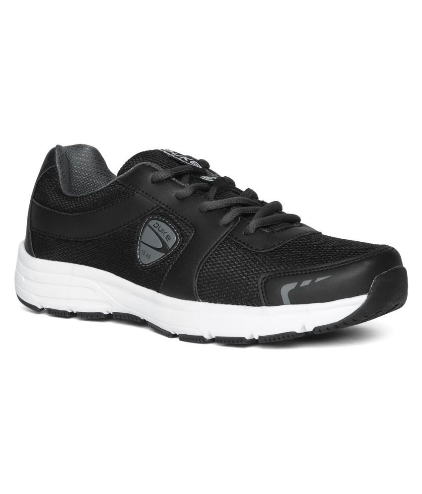 Duke Black Running Shoes - Buy Duke Black Running Shoes Online at Best ...