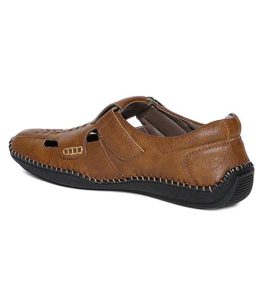 Duke Tan Synthetic Leather Sandals Price in India- Buy Duke Tan Synthetic Leather Sandals Online 