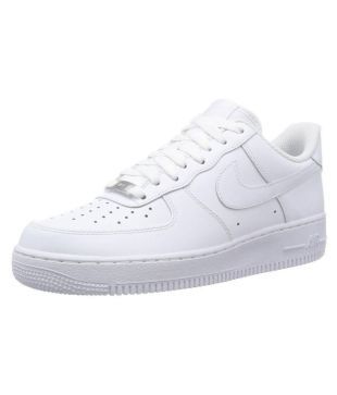 Nike AIR FORCE 1 White Running Shoes 
