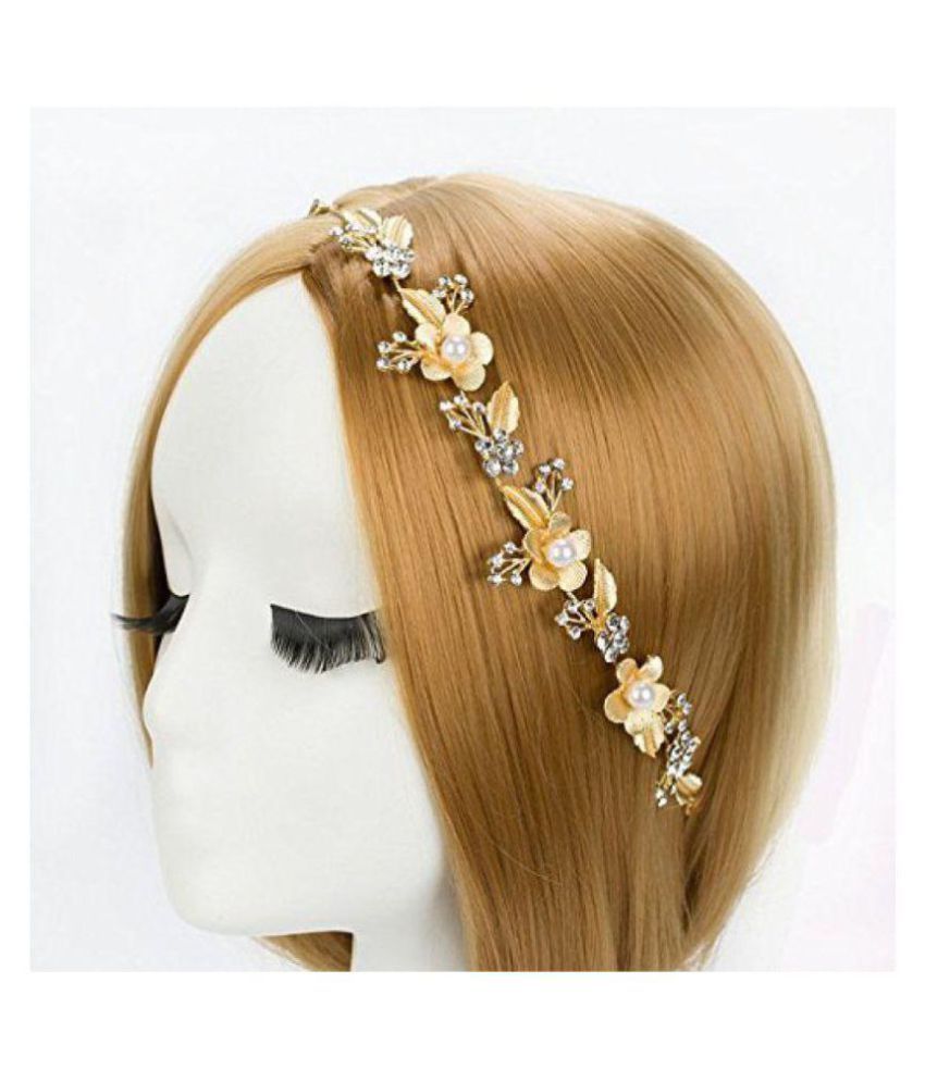 Navya Collections Gold Formal Hair Clip Buy Online at Low Price in