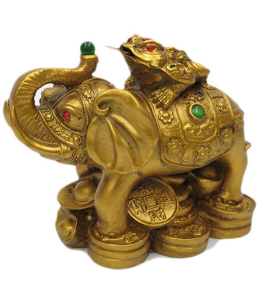     			Sagar Collection Vastu Feng Shui Money Frog On Elephant