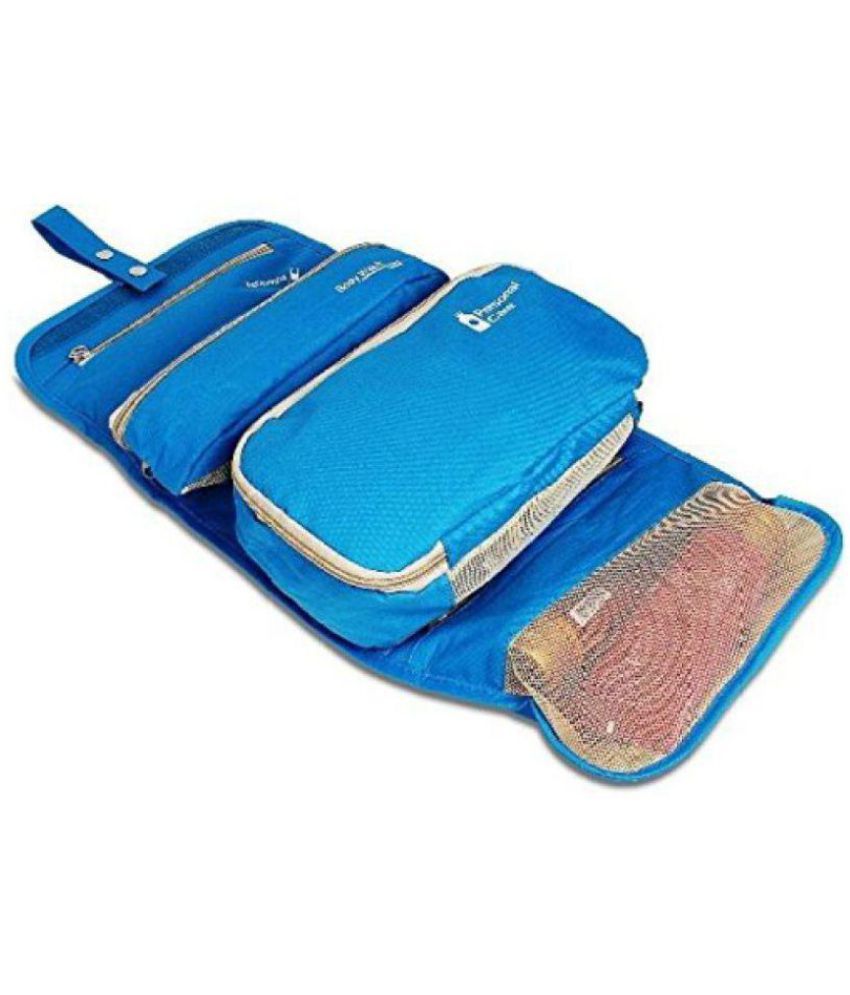 swadec Blue Folding Hanging Cosmetic Makeup Travel Bag Buy swadec