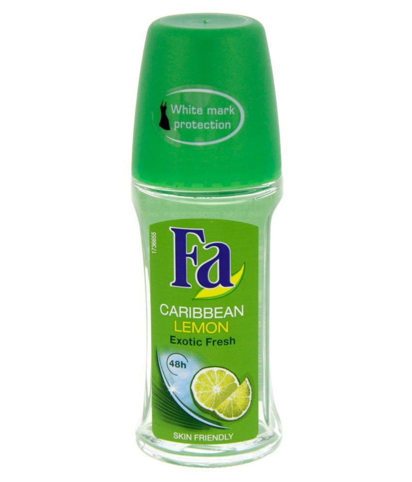     			Fa Caribbean Lemon Exotic Fresh Anti-Perspirant Unisex Daily use Roll-on 50 ml