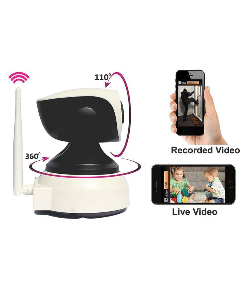 BOLT Wireless HD IP WIFI CCTV Alien Security Camera WiFi Dome 720