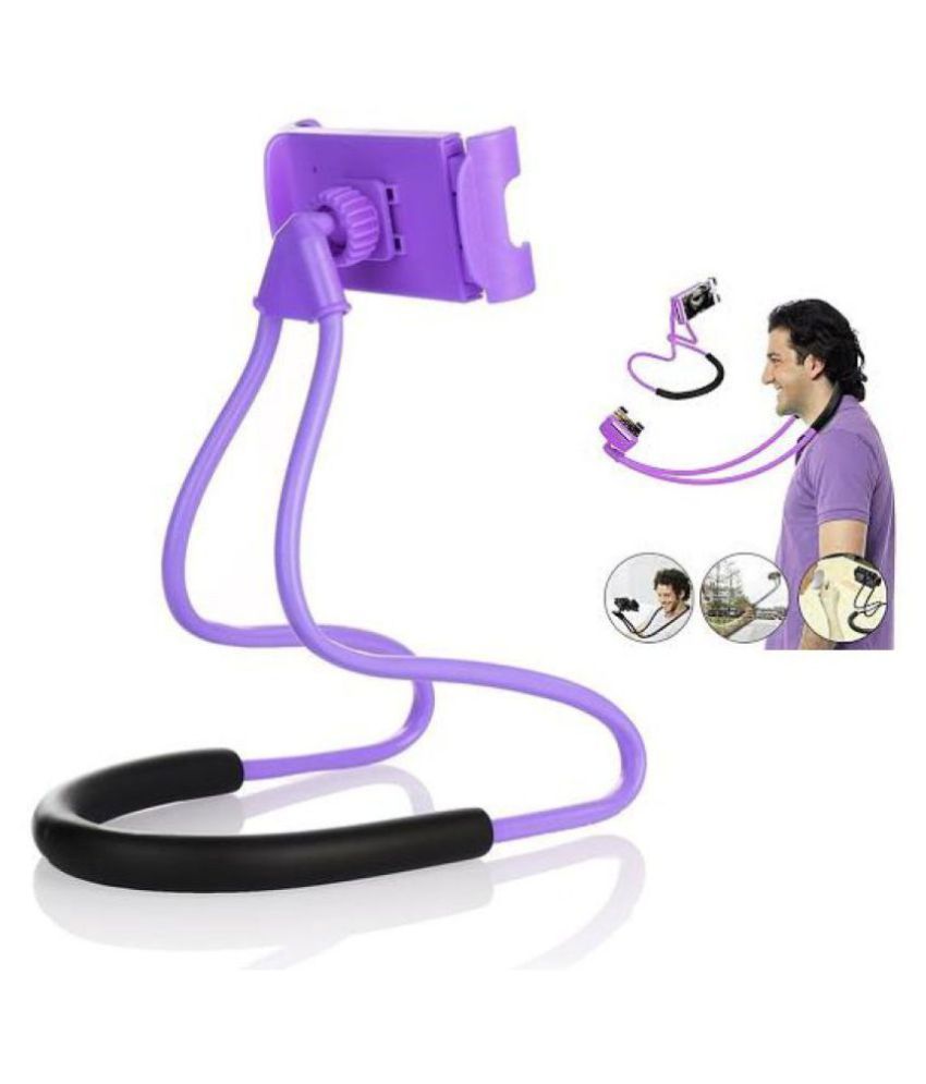 SheeShaa Lazy Cell Phone Holder Universal Phone Holder to Wear Around Neck Lazy Bracket Free