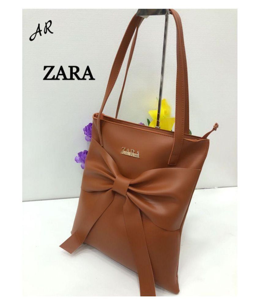 zara leather bags online