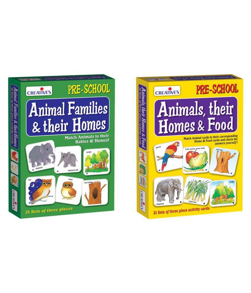 Creative's Animal Families and Their Homes and Animal Food Educational Game Combo - Buy Creative's Animal Families and Their Homes and Animal Food Educational Game Combo Online at Low Price - Snapdeal Creative's Animal Families and Their Homes and Animal Food Educational Game Combo - Buy Creative's Animal Families and Their Homes and Animal Food Educational Game Combo Online at Low Price - Snapdeal