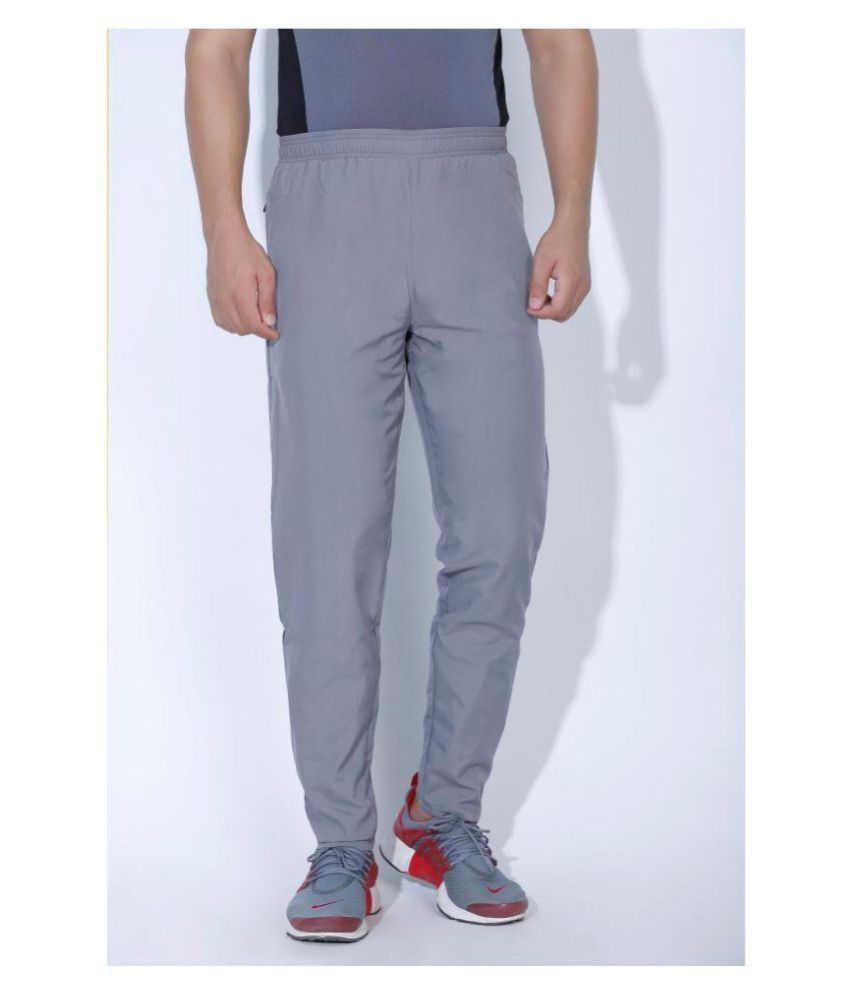 nike black polyester lycra trackpants