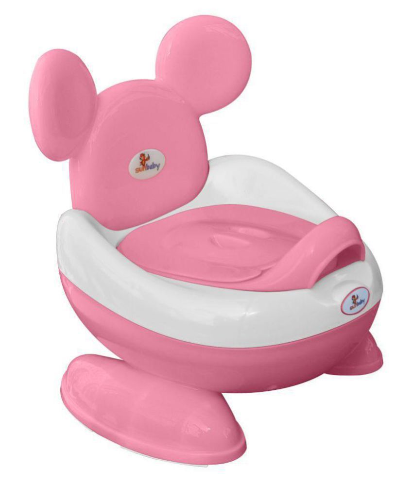 Sunbaby Pink Plastic Potty Chair Buy Sunbaby Pink Plastic