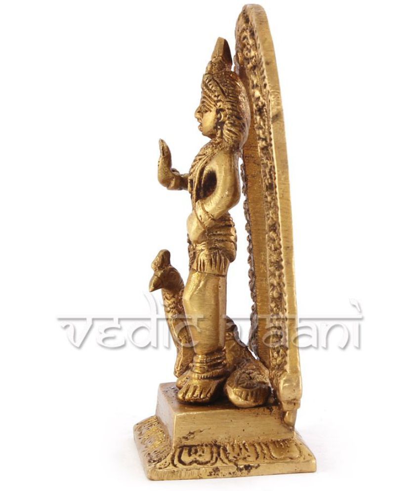 Vedic Vaani Karthikeya Swamy Brass Idol: Buy Vedic Vaani Karthikeya ...