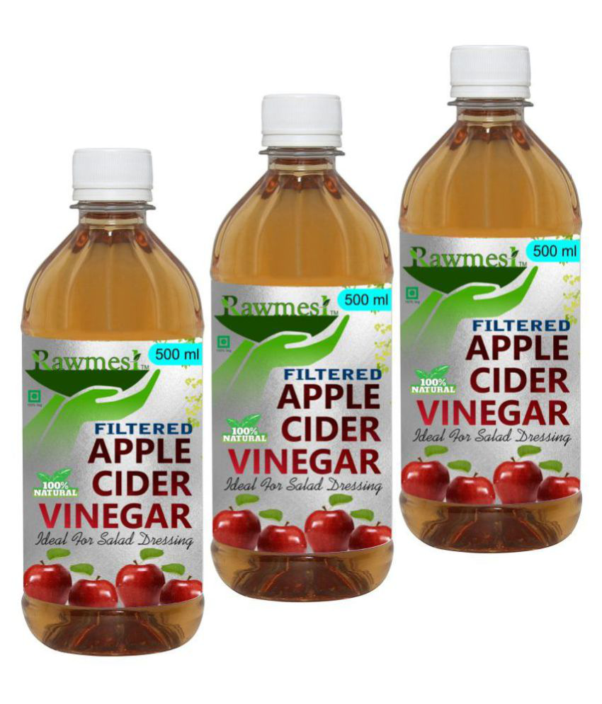     			rawmest filtered apple cider vinegar 1500 ml Fruit Pack of 3