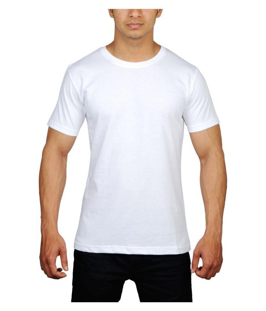 RT Apparel White Half Sleeve T-Shirt Pack of 1 - Buy RT Apparel White ...