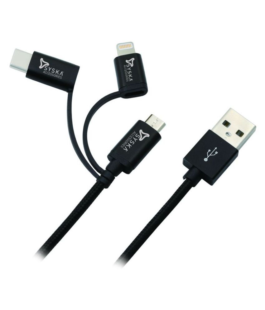 Syska Lightening Cable Cable 2 Apple Certified iPhone Cables Online