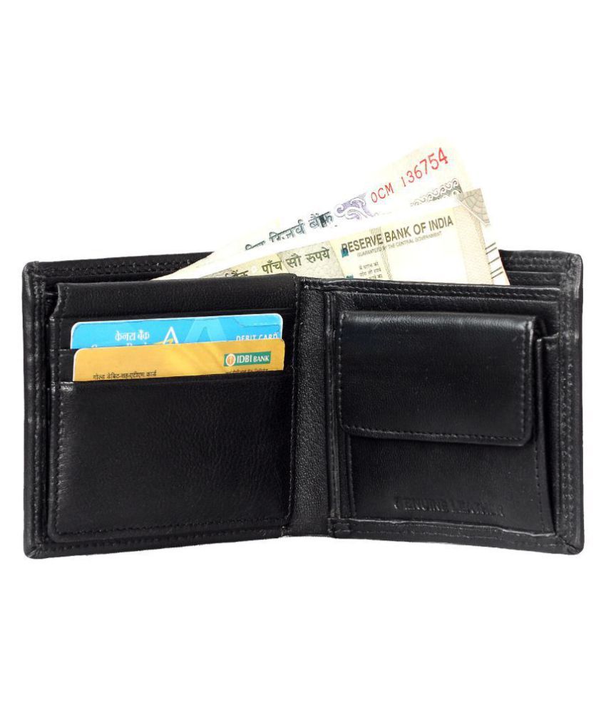 ox Leather Black Formal Regular Wallet: Buy Online at Low Price in ...