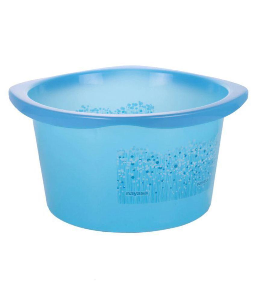 Nayasa Plastic Bathroom Bucket Set Blue Buy Nayasa Plastic Bathroom