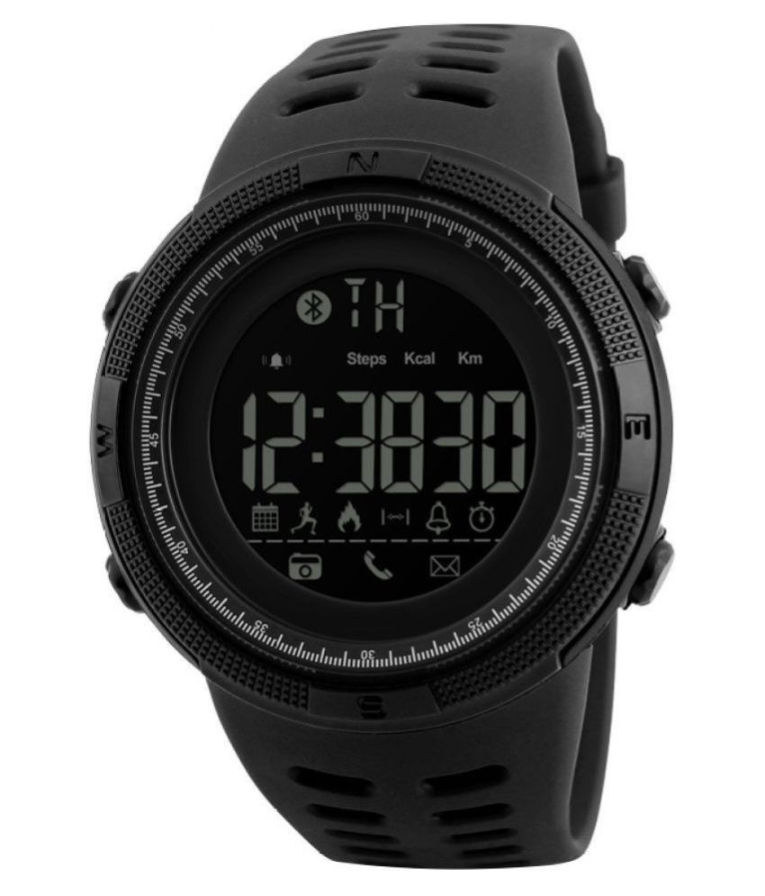 Skmei 1250 Smartwatch Pedometer Heart Rate Monitor Resin Digital Men's