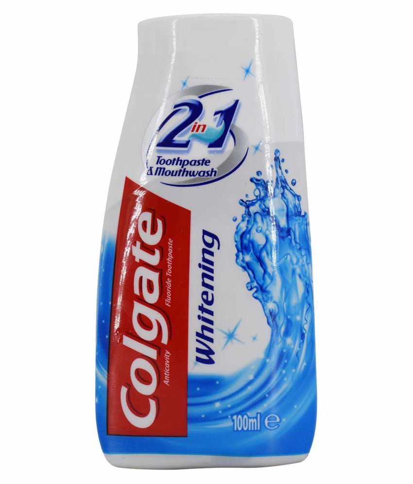 2 in 1 toothpaste and mouthwash