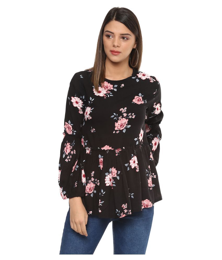 cotton peplum top