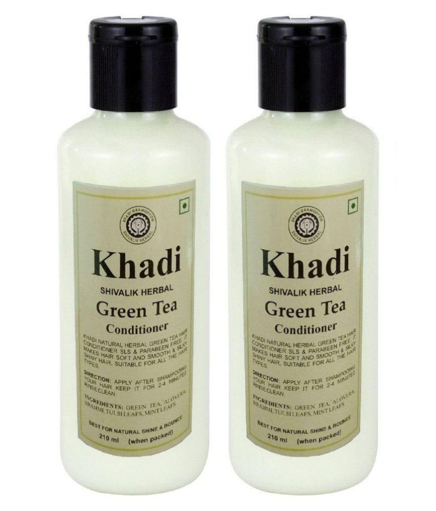     			Khadi Herbal Green Tea Deep Conditioner 420 ml Pack of 2