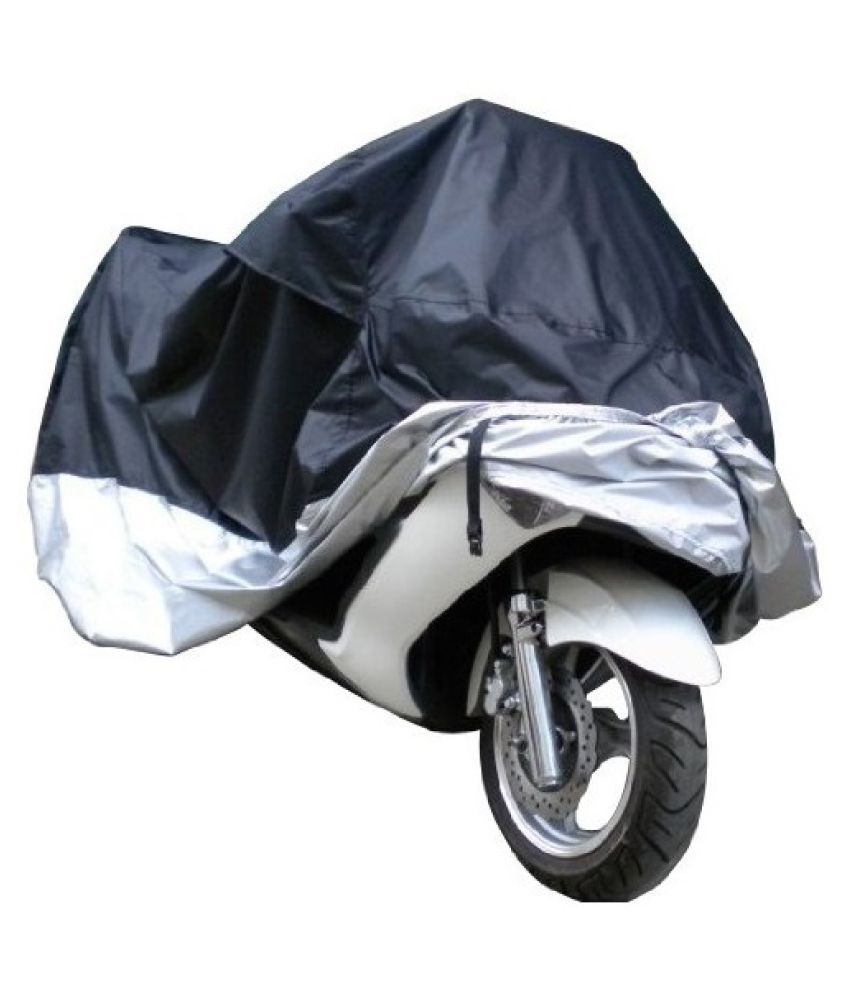     			Mockhe Water Resistant Reversible Bike Body Cover -Black/Silver