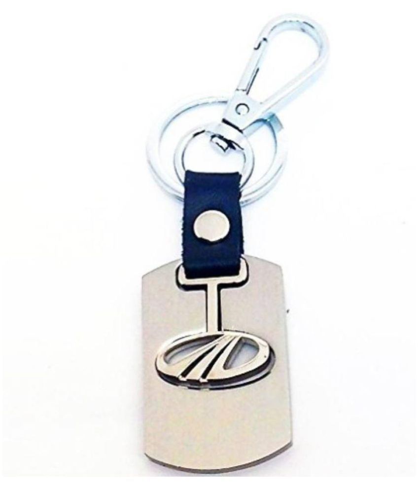     			Americ Style Premium Quality Swinging Mahindra Logo Keychain with Chrome Metal Locking Key chain