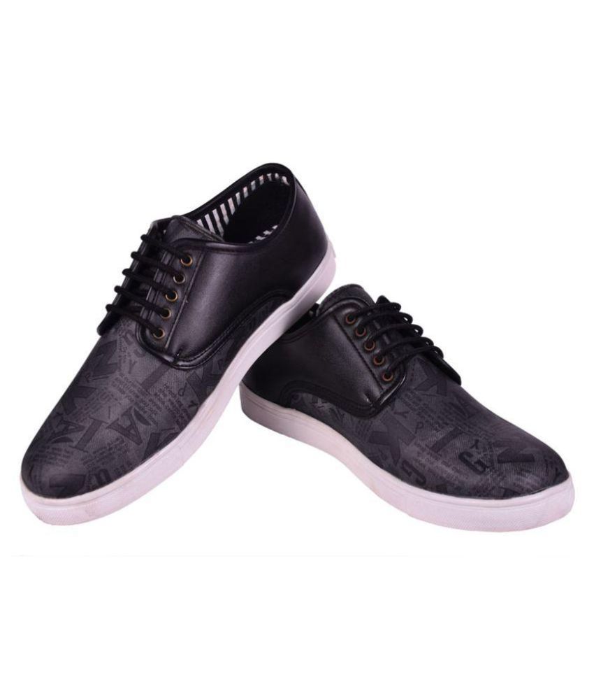 MANCINI TR 01 Black Casual Shoes 
