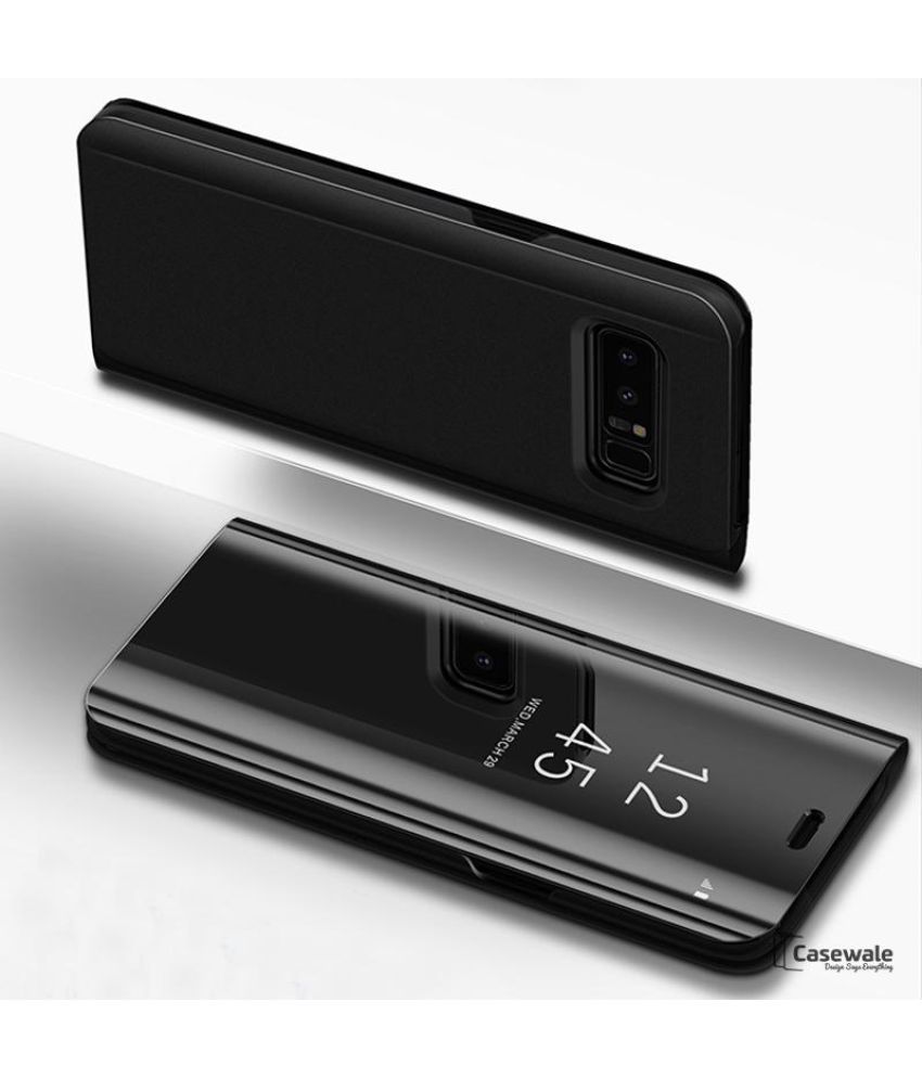 Samsung Galaxy Note 9 Flip Cover by Sedoka Black Flip Covers Online