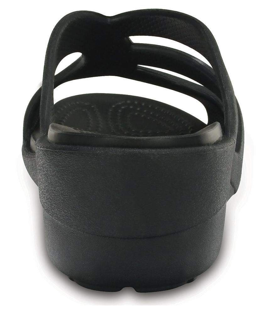 crocs platform heels